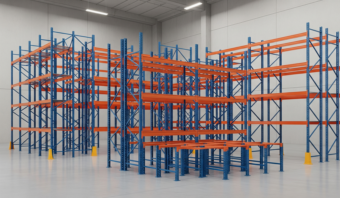 Heavy-Duty Steel Shelving Rack