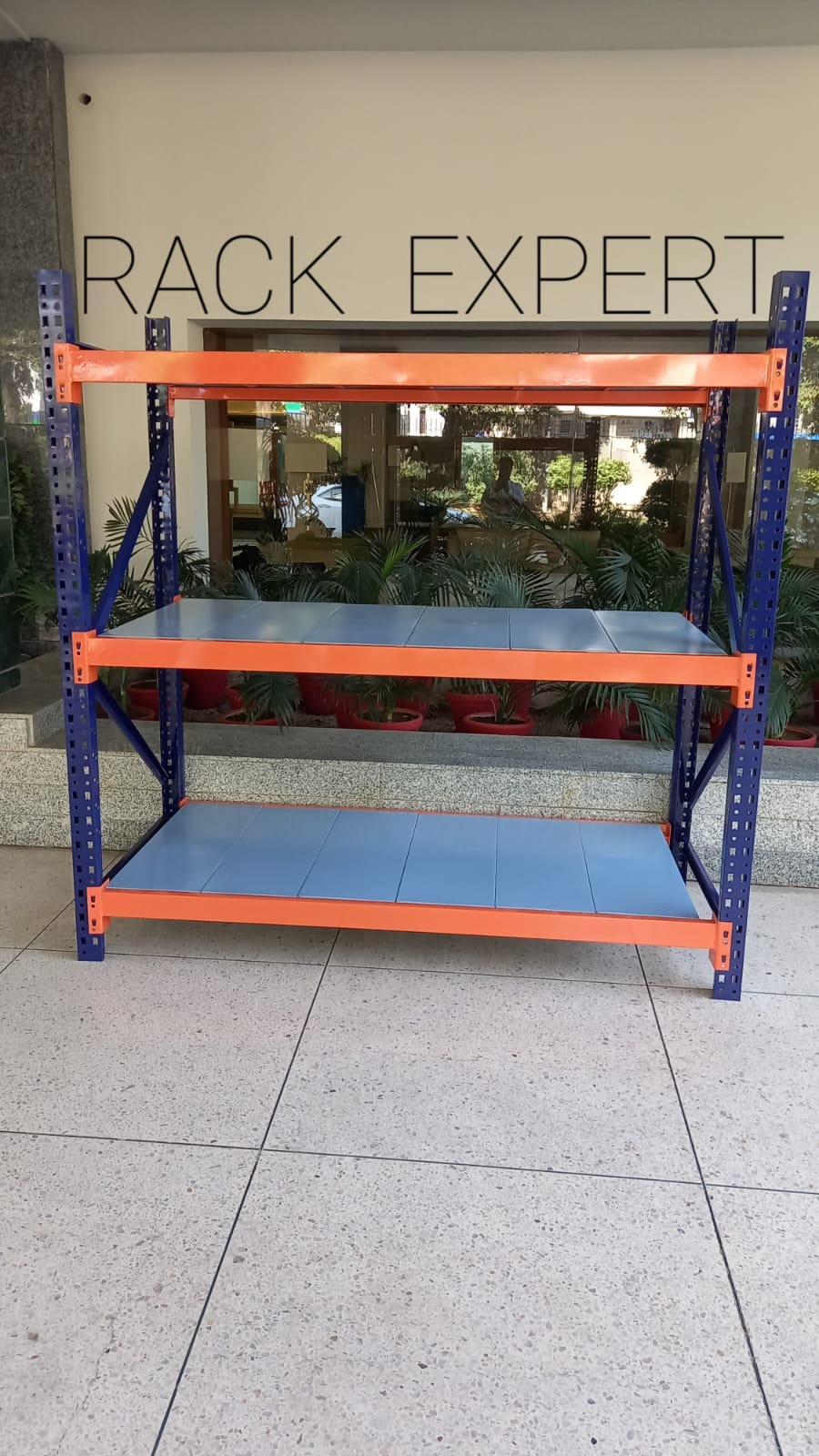 Heavy-Duty Steel Shelving Rack