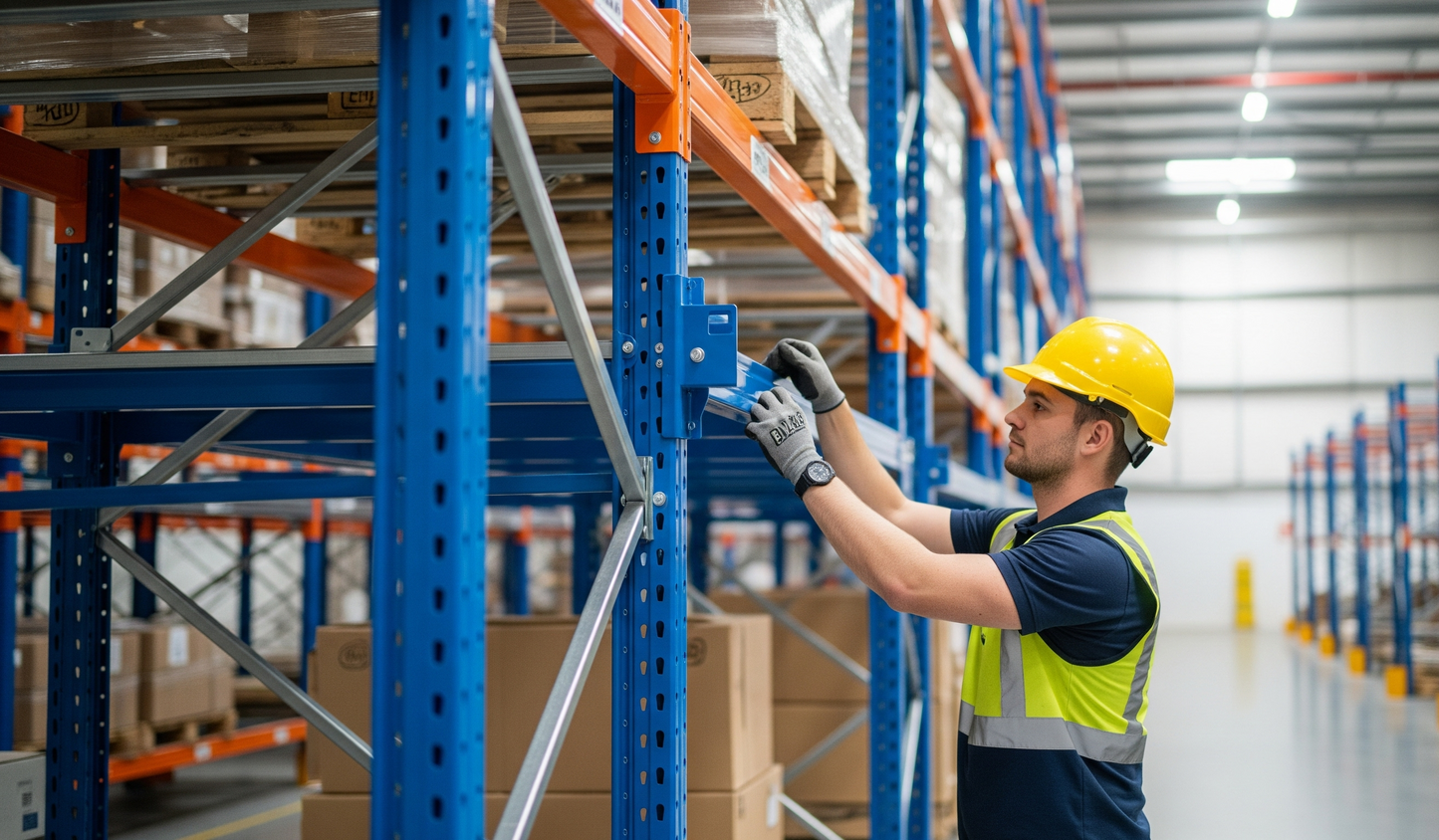 Heavy-Duty Steel Shelving Rack